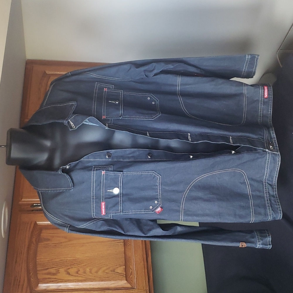 Ecko Unltd. Men's WRKSHP Denim Dark Blue Jacket size L